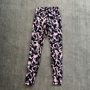 Lululemon Wunder Under High-Rise 28” Legging - Graffiti Pop Antoinette True Navy